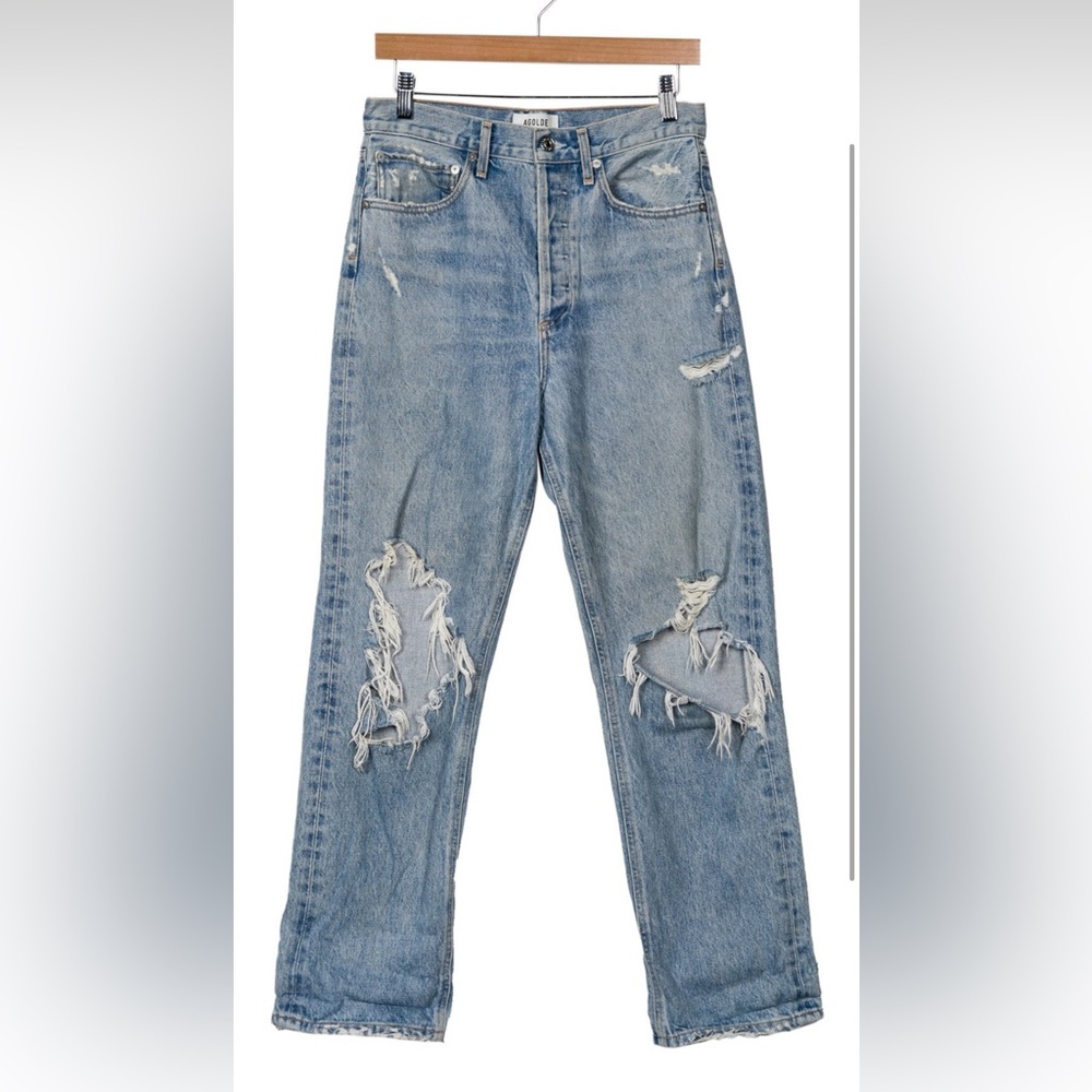 Agolde high-rise straight leg jeans 26
